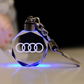 Porte-clés avec logo automobile en 3D en cristal